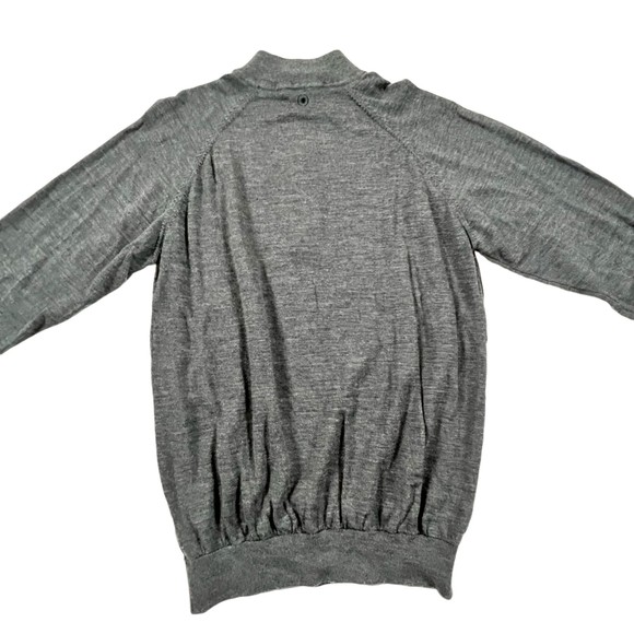 Ping Men's 100% Merino Wool Sensorwarm 1/4 Zip Sweater Jumper Drk Grey Golf Sz M - Picture 8 of 13